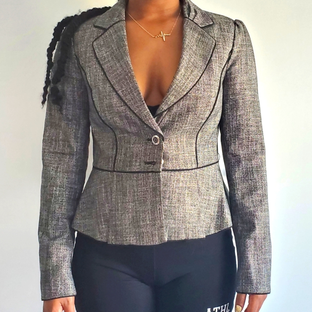 Peplum Hem Blazer NWOT